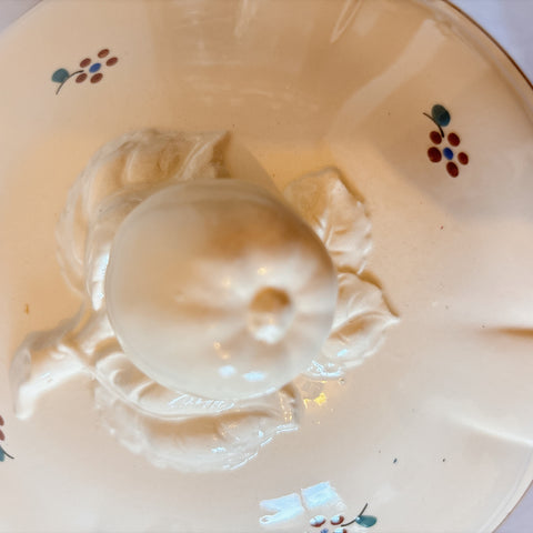 ディゴワンサルグミンヌ 『ARROMANCHES （アロマンシュ）』花リム スーピエール　フランスアンティーク食器