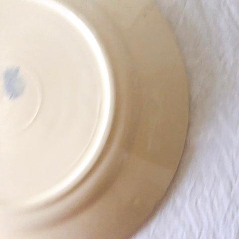 フランスアンティーク　バドンヴィレー　バラ柄ディナープレート　平皿　フランスアンティーク食器 ブロカントアンティーク 蚤の市