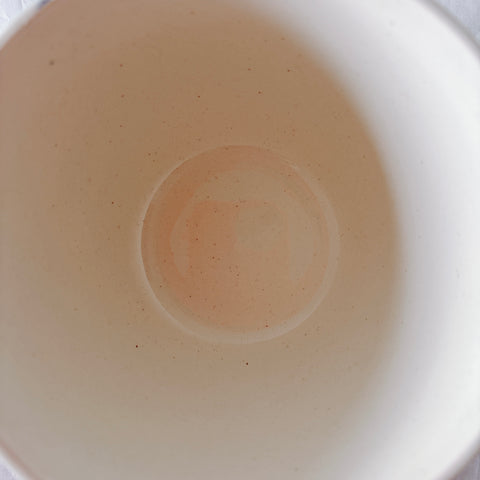 ディゴワンサルグミンヌ バスク柄 コーヒーカップ 200ml『ルージュ・マリン』 フランスアンティーク食器 蚤の市　ブロカント　バスク柄食器