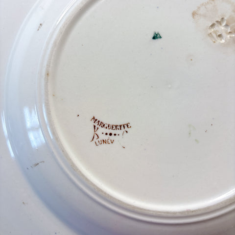 リュネヴィル  マーガレット MARGUERITE スーププレート フランスアンティーク食器　蚤の市　ブロカント