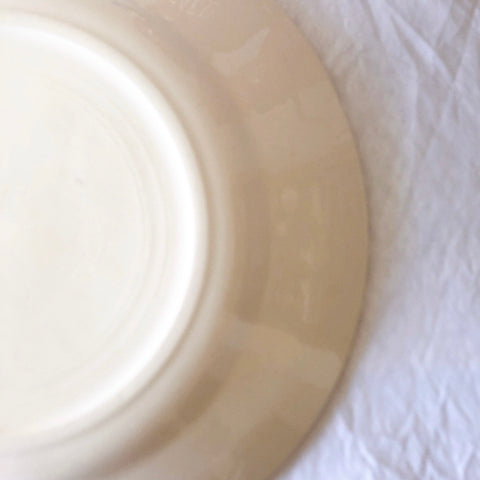 ご予約　フランスアンティーク クレイユモントロー HOUX　柊　ディナープレート　平皿 3枚セット　フランスアンティーク食器　ブロカント　蚤の市