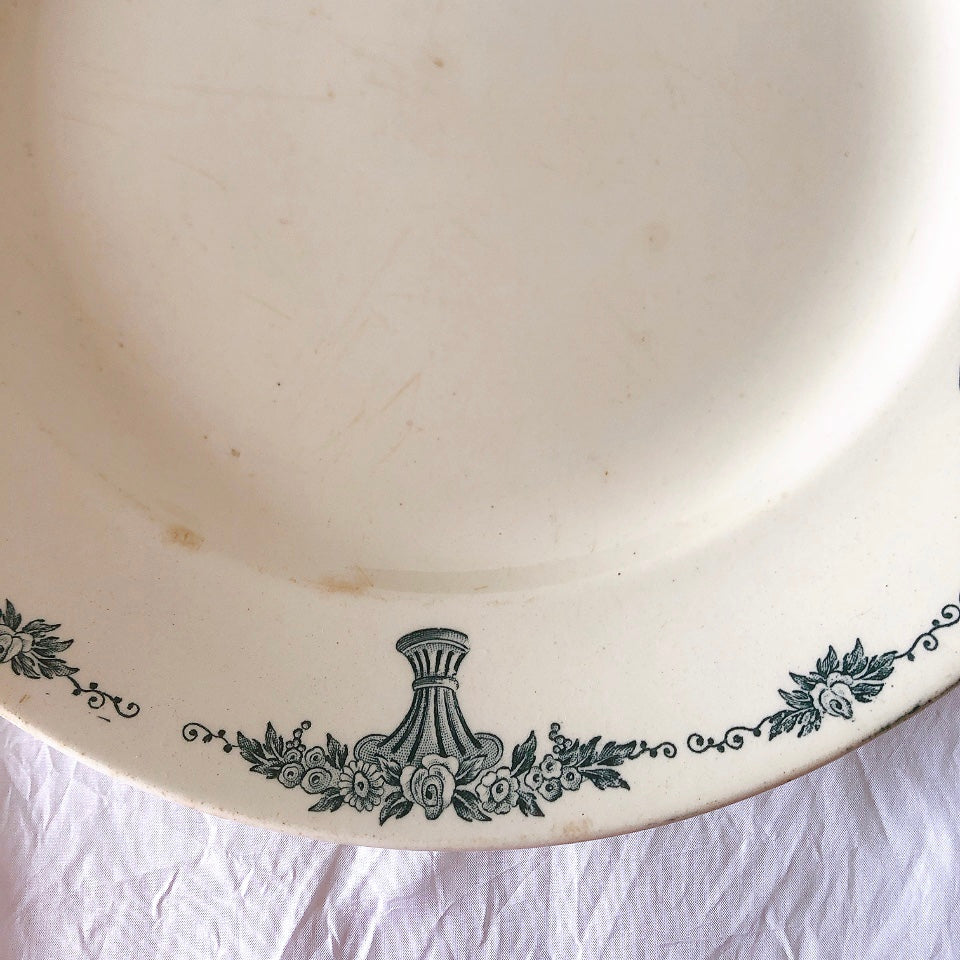 フランスアンティーク ロンシャン LONGCHAMP "Versailles Ennege"ヴェルサイユ　エネジェ 大皿 フランスアンティーク食器 ブロカントアンティーク