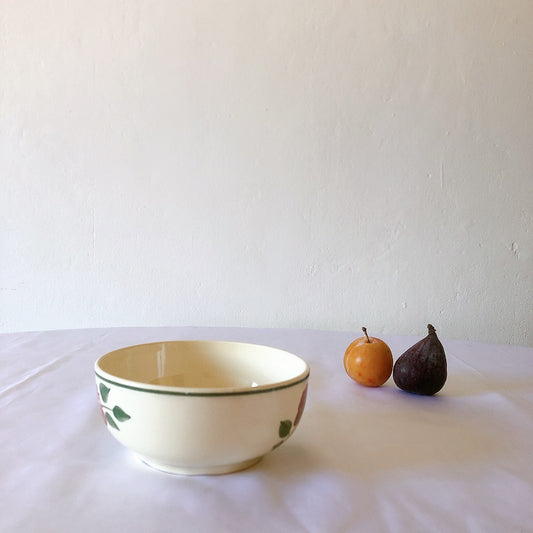 ショワジールロワ　HB & Cie Choisy le Roi『ローズ』ディネット　サラディエ　ボウル　ランスアンティーク食器　ブロカントアンティーク　蚤の市