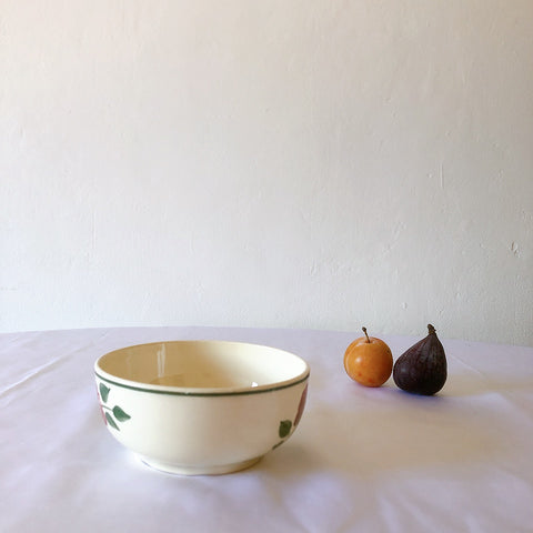 ショワジールロワ　HB & Cie Choisy le Roi『ローズ』ディネット　サラディエ　ボウル　ランスアンティーク食器　ブロカントアンティーク　蚤の市