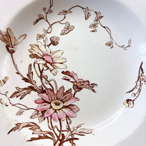 リュネヴィル  マーガレット MARGUERITE スーププレート フランスアンティーク食器　蚤の市　ブロカント