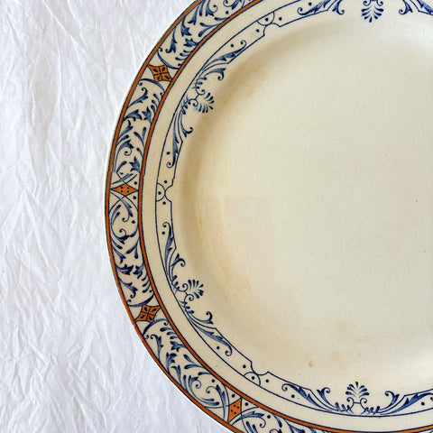 クレイユモントロー ディナープレート COLBERT コルベール 19世紀 フランスアンティーク