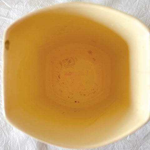 フランスヴィンテージ  アールデコ幾何学模様　陶器キャニスター  フランスアンティーク食器　ブロカント　蚤の市