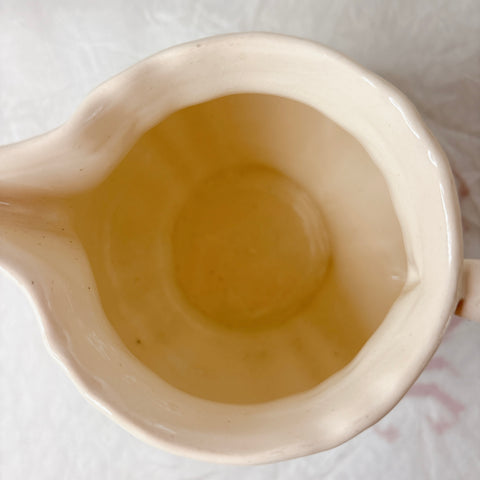 ディゴワンサルグミンヌ Digoin＆sarreguemines アグレスト ミルクポット　フランスアンティーク食器 フランス蚤の市・ブロカント