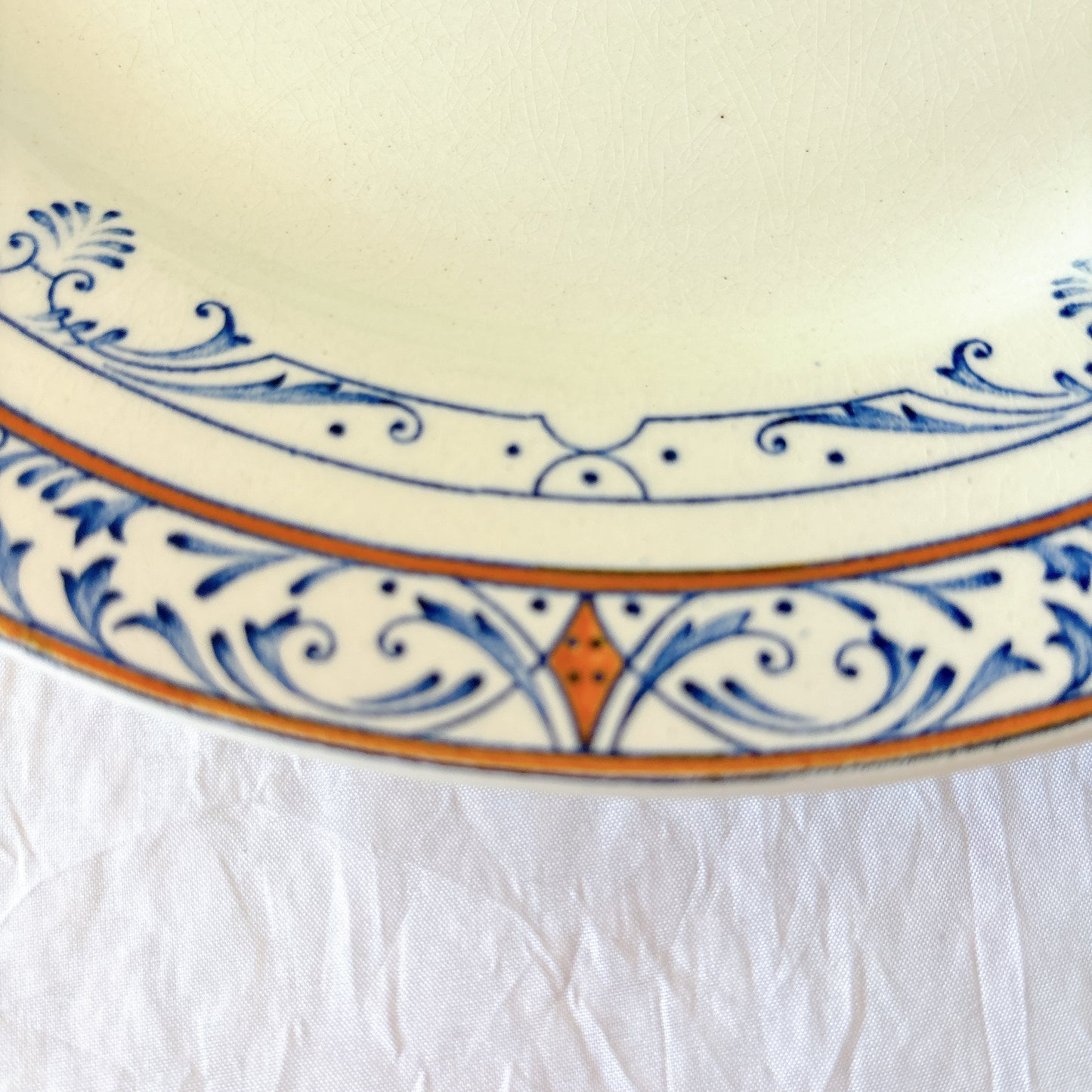 クレイユモントロー ディナープレート COLBERT コルベール 19世紀 フランスアンティーク