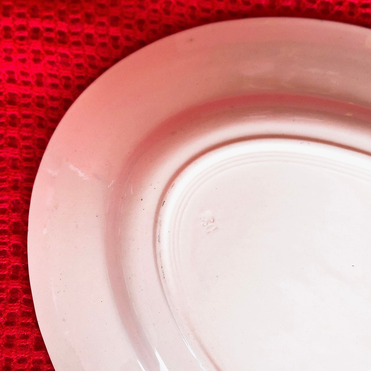 ディゴワンサルグミンヌ 『マリールー』 楕円形大皿 オーバルプレート フランスアンティーク・ヴィンテージ食器　ブロカント　蚤の市