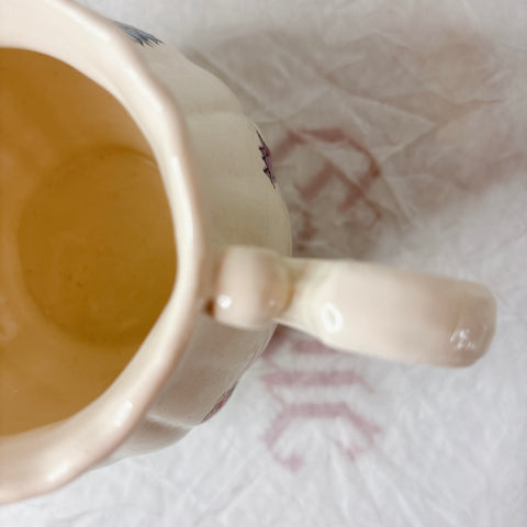 ディゴワンサルグミンヌ Digoin＆sarreguemines アグレスト ミルクポット　フランスアンティーク食器 フランス蚤の市・ブロカント