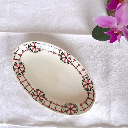 St Amand ceranord サンタマンセラノール ラヴィエ フランスアンティーク食器 ブロカント 蚤の市