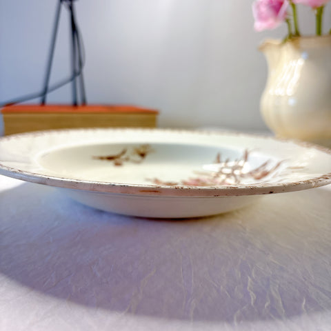 リュネヴィル  マーガレット MARGUERITE スーププレート フランスアンティーク食器　蚤の市　ブロカント