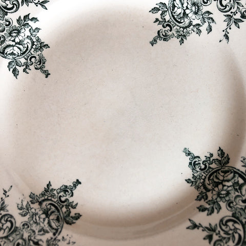 ショワジー・ル・ロワ 『LOUIS XV』 ディナープレート　平皿　A　フランスアンティーク食器　ブロカント　蚤の市