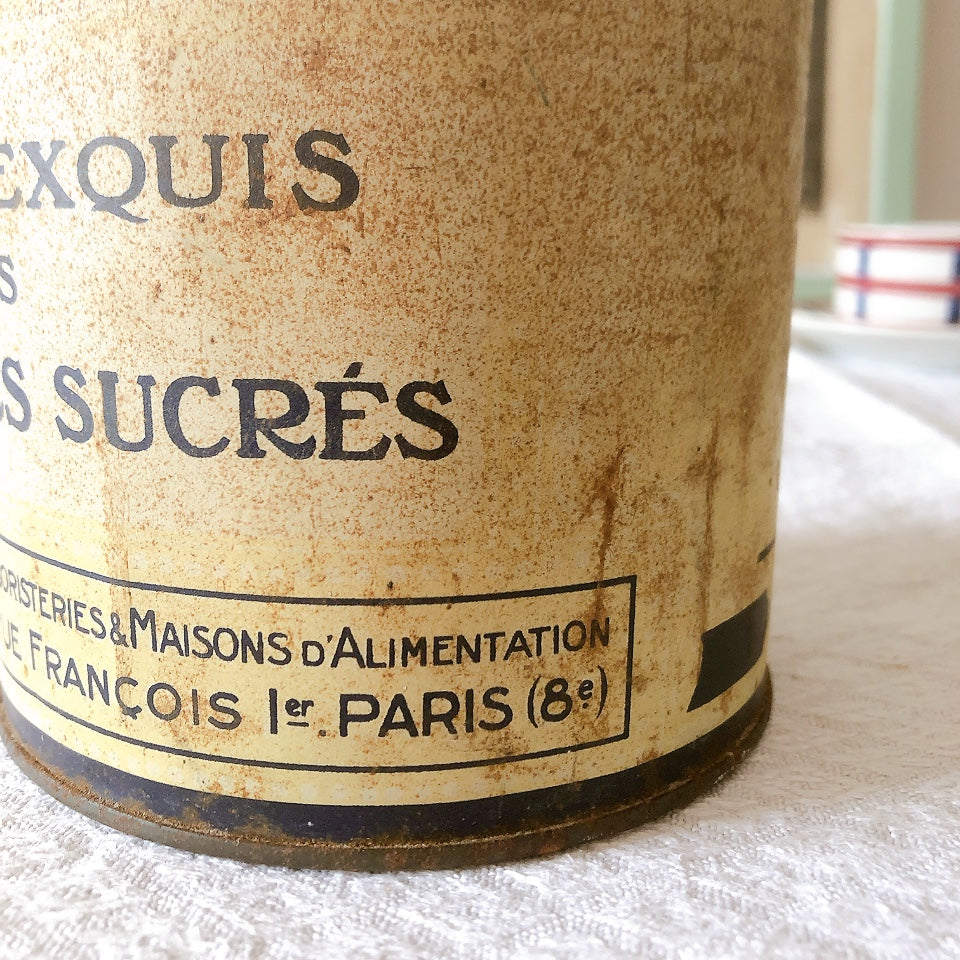 フランスアンティーク PHOSCAO フォスカオ TIN缶 "CHOCOLAT AU LAIT EN POUDRE（ココア）" フランスアンティーク・ヴィンテージ雑貨　ブロカント・蚤の市