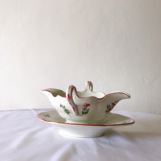 リュネヴィル " Réverbère"シリーズ ソーシエール フランスアンティーク食器 蚤の市 ブロカントアンティークス