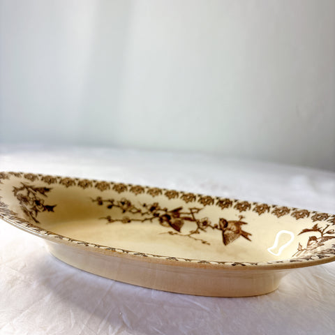 ショワジールロワ HB&Cie LYONNAIS リオネーズ　ラヴィエ アンティーク オーバルプレート | フランス アンティーク食器