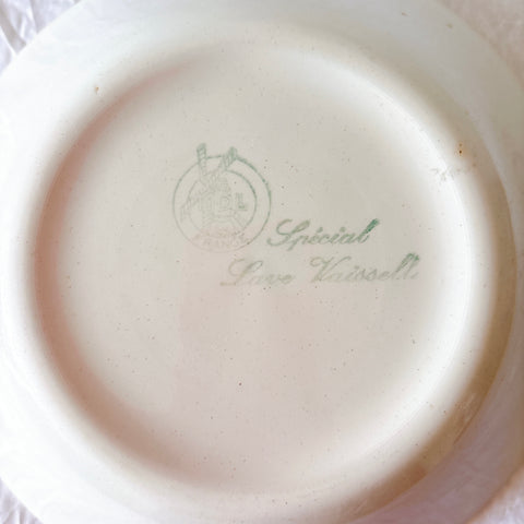 ムーランデルー Moulin des Loups バスク柄 キャロットプレート フランスアンティーク食器 ブロカント 蚤の市