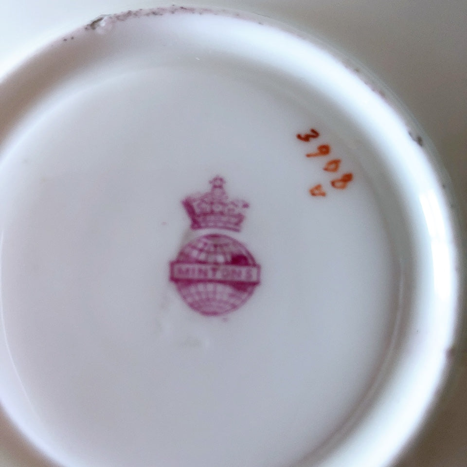 ミントン カップアンドソーサー　イギリスアンティーク食器　蚤の市　ブロカント