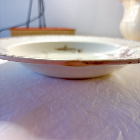 リュネヴィル  マーガレット MARGUERITE スーププレート フランスアンティーク食器　蚤の市　ブロカント