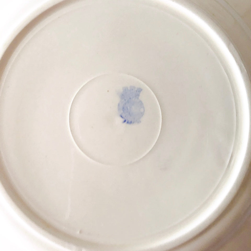 フランスアンティーク　バドンヴィレー　バラ柄ディナープレート　平皿　フランスアンティーク食器 ブロカントアンティーク 蚤の市