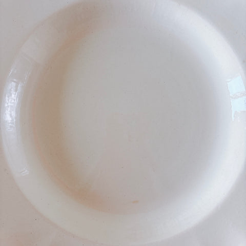 フランス ディゴワン＆サルグミンヌ 花リム スーププレート 深皿 フランスアンティーク食器 ブロカント　蚤の市