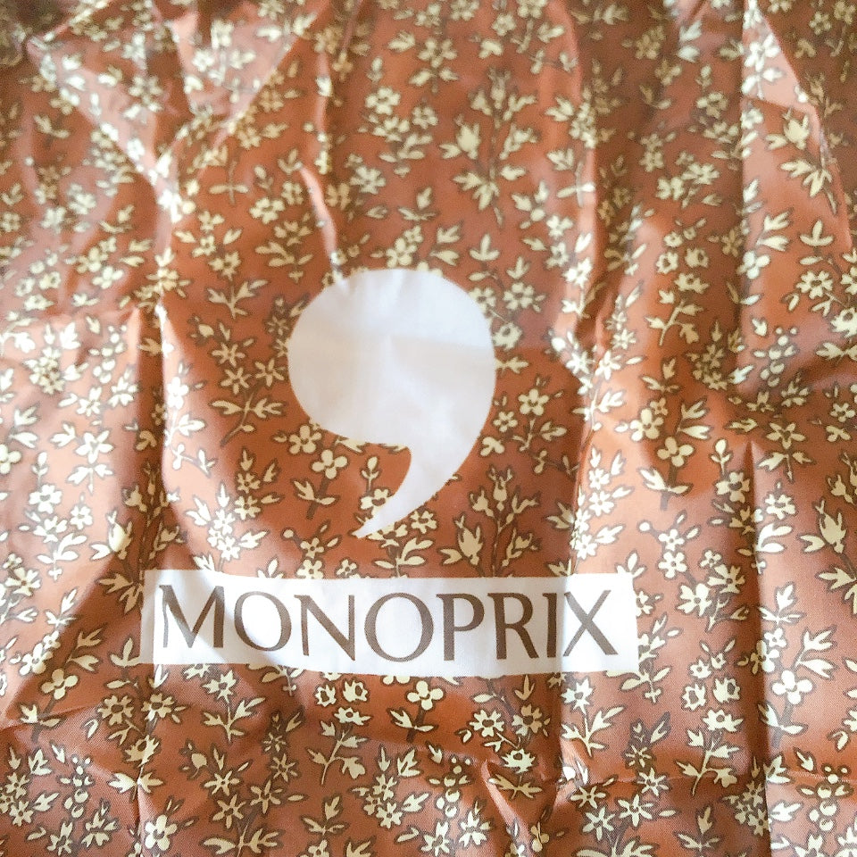 フランス モノプリ（MONOPRIX）エコバック エッフェル塔  フランス土産 フランスエコバック エッフェル塔柄エコバック