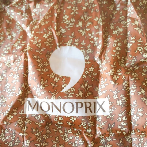 フランス モノプリ（MONOPRIX）エコバック エッフェル塔  フランス土産 フランスエコバック エッフェル塔柄エコバック