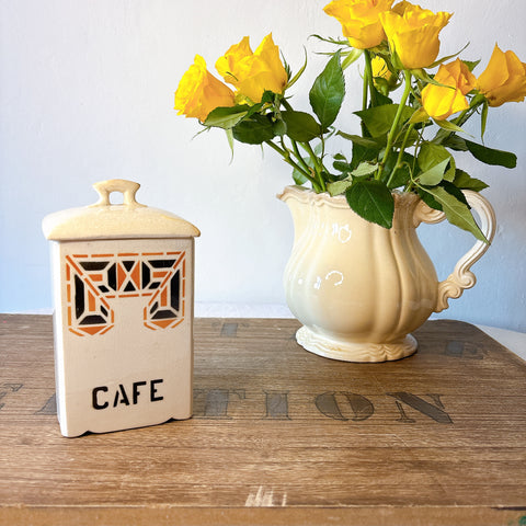 アンティークキャニスター ディスプレイ例
