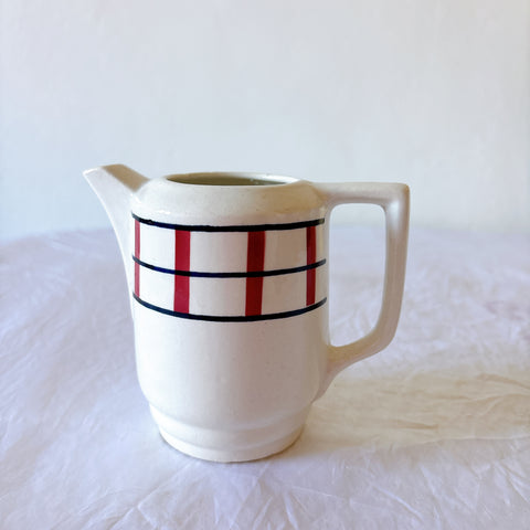 サンタマン Lou Basquez バスク柄 ミルクポット 1930年代 フランスアンティーク