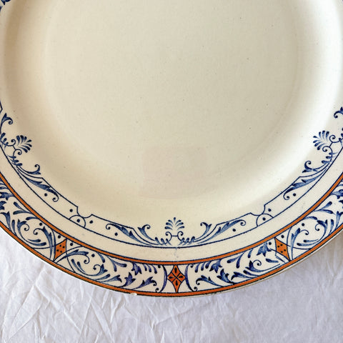 クレイユモントロー ディナープレート COLBERT コルベール 19世紀 フランスアンティーク