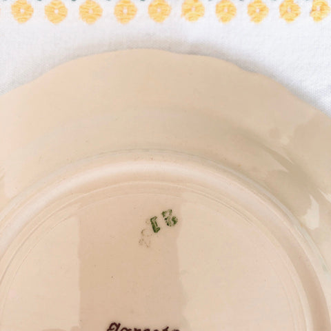 サルグミンヌ sarreguemines アグレスト 平皿 19cm C＆D 2枚セット フランスアンティーク食器 フランス蚤の市・ブロカント