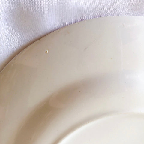ディゴワンサルグミンヌ Digoin&sarregumines ”ODETTE” 平皿  B 赤　フランスアンティーク食器　ブロカント　蚤の市
