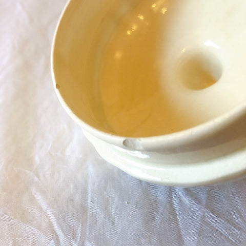 ディゴワンサルグミンヌ Digoin＆sarreguemines 花リム ティー/コーヒーポット フランスアンティーク食器 フランス蚤の市・ブロカント