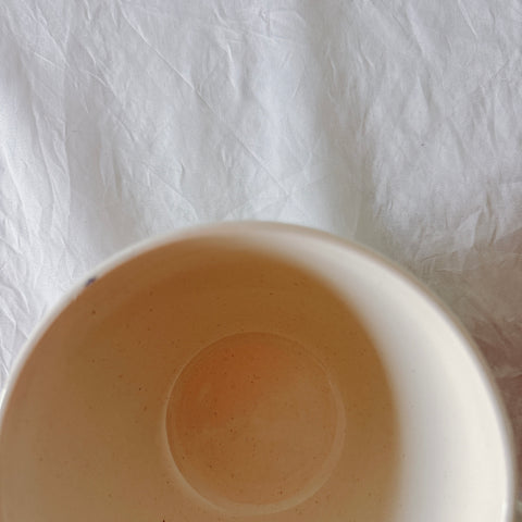 ディゴワンサルグミンヌ バスク柄 コーヒーカップ 200ml『ルージュ・マリン』 フランスアンティーク食器 蚤の市　ブロカント　バスク柄食器