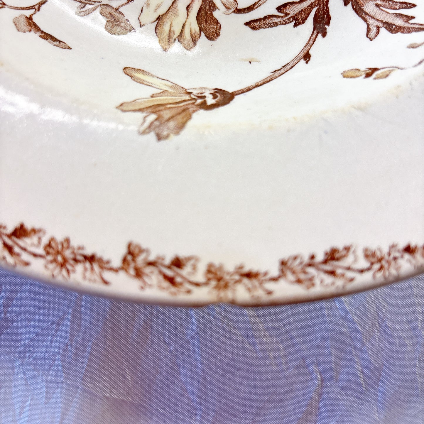 リュネヴィル  マーガレット MARGUERITE スーププレート フランスアンティーク食器　蚤の市　ブロカント