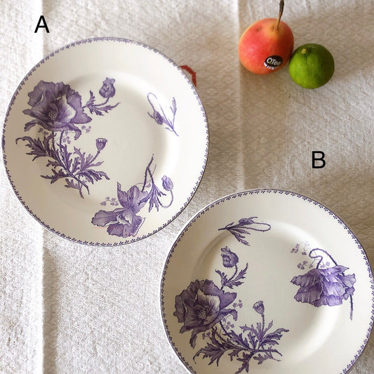 U&Cサルグミンヌ 『FERIA・フェリア』ケーキスタンド、コンポティエ、コンポ―ト皿 フランスアンティーク食器 ブロカント 蚤の市