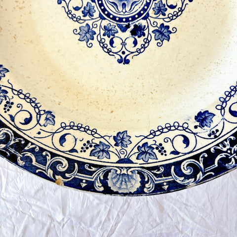 フランスアンティーク ヴィエイヤーボルドー（J.V.B.）「Louis XV」シリーズ 大皿 ブロカント　蚤の市