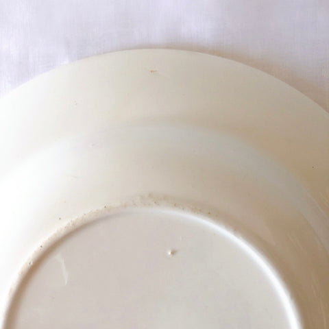 ディゴワンサルグミンヌ Digoin&sarregumines ”ODETTE” 深皿  B 赤　フランスアンティーク食器　ブロカント　蚤の市