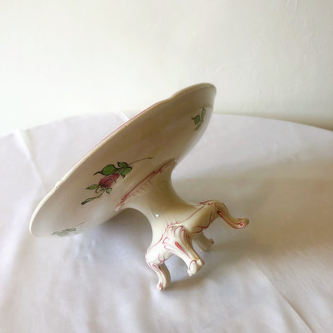 リュネヴィル 猫脚コンポティエ  コンポート皿 