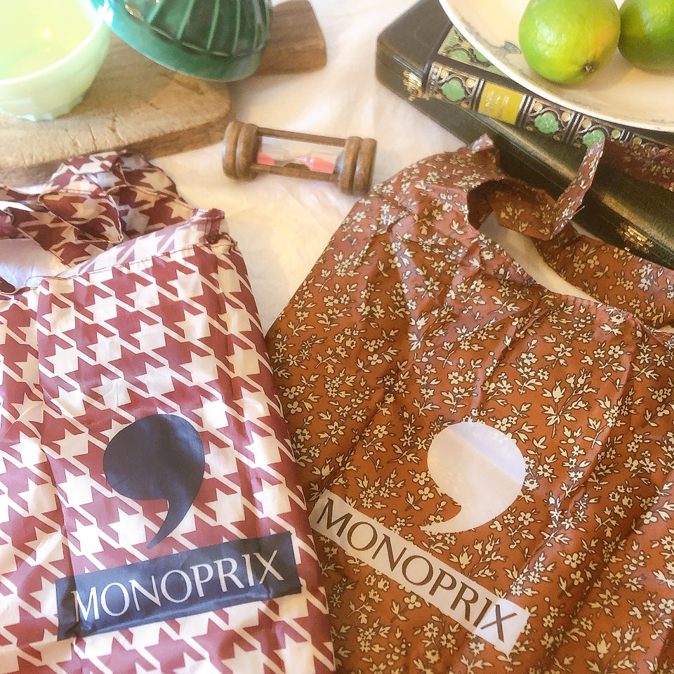 フランス モノプリ（MONOPRIX）エコバック エッフェル塔  フランス土産 フランスエコバック エッフェル塔柄エコバック