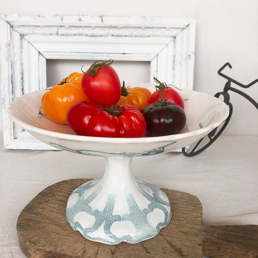 U&Cサルグミンヌ 『SOLANGE・ソランジュ』コンポティエ、コンポ―ト皿 フランスアンティーク食器 ブロカント 蚤の市