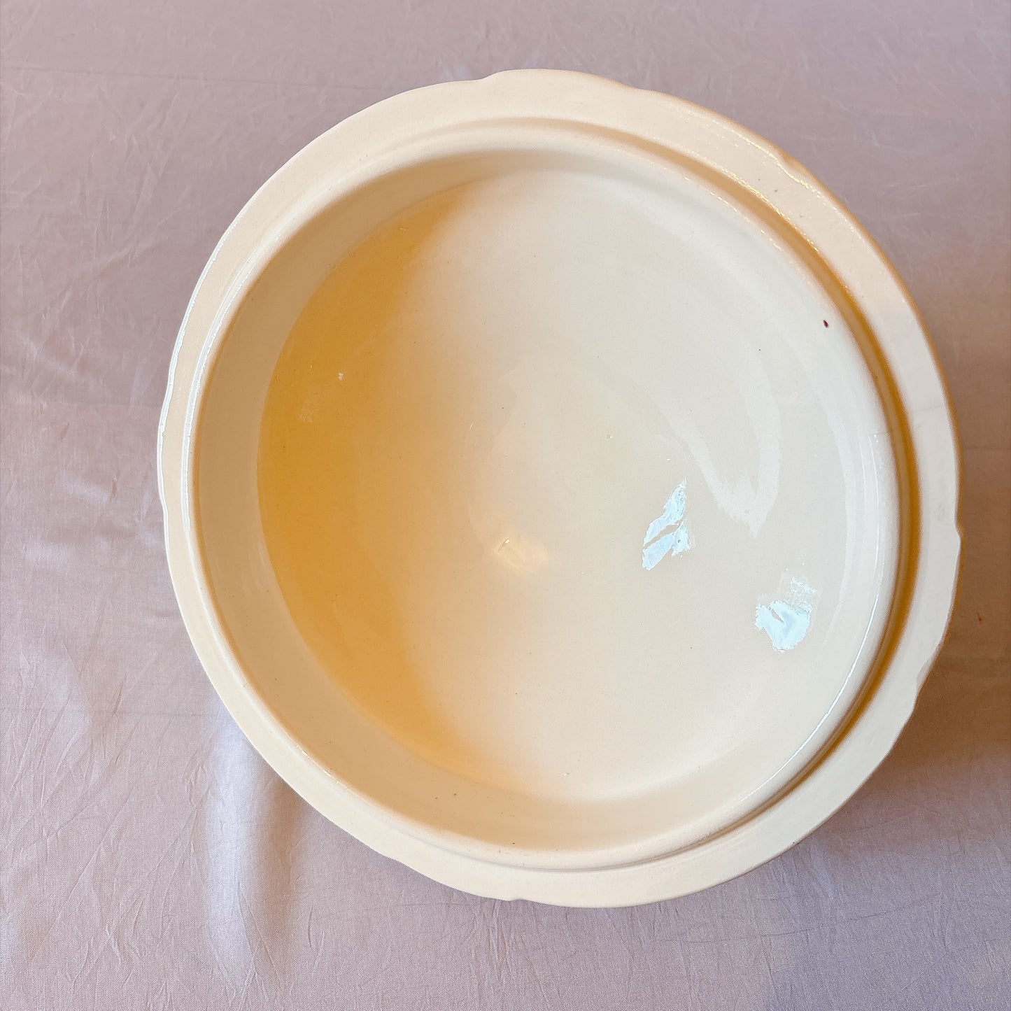 ディゴワンサルグミンヌ 『ARROMANCHES （アロマンシュ）』花リム スーピエール　フランスアンティーク食器