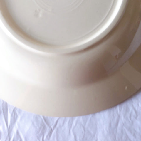 フランスアンティーク　バドンヴィレー　バラ柄スーププレート　深皿　フランスアンティーク食器 ブロカントアンティーク 蚤の市