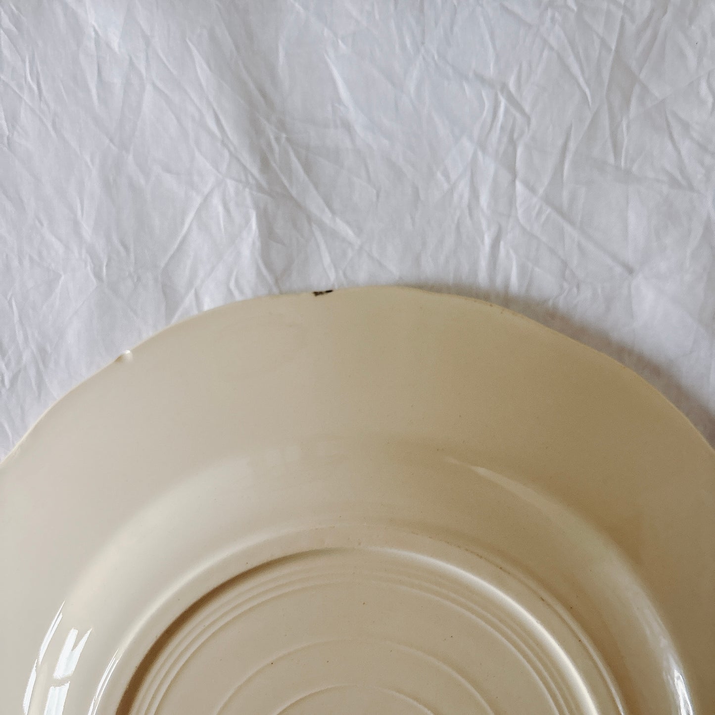 フランス ディゴワン＆サルグミンヌ 花リム ディナープレート 平皿 フランスアンティーク食器 ブロカント　蚤の市