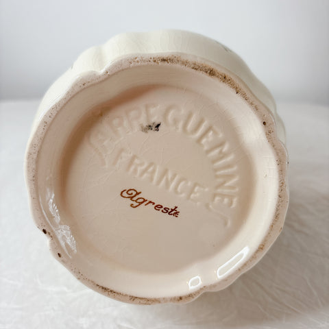 ディゴワンサルグミンヌ Digoin＆sarreguemines アグレスト コーヒー/ティーポット フランスアンティーク食器 フランス蚤の市・ブロカント