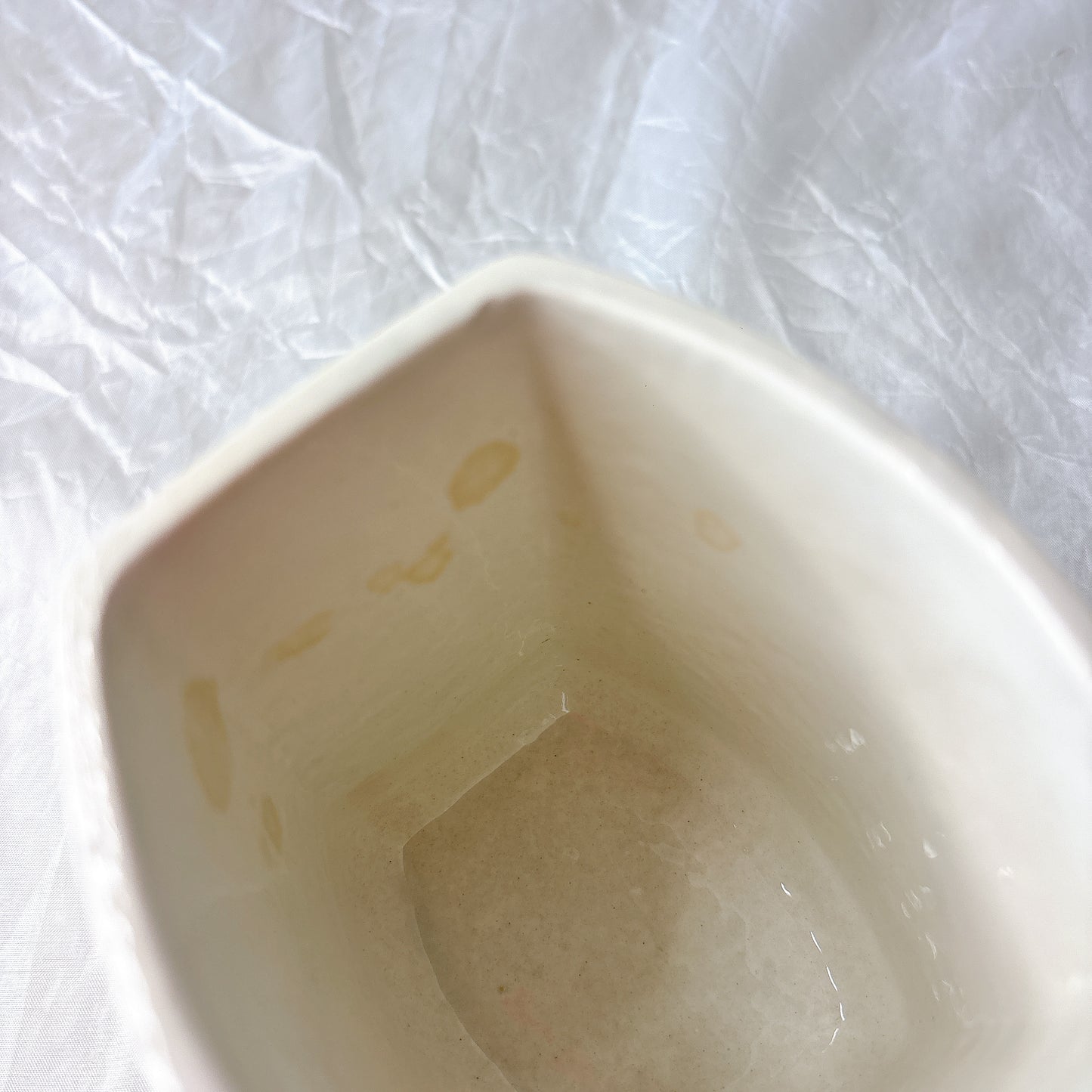 クレイユエモントロー  HBCM Béarn バスク柄 陶器キャニスター 「赤x青 」フランスアンティーク　ブロカント　蚤の市