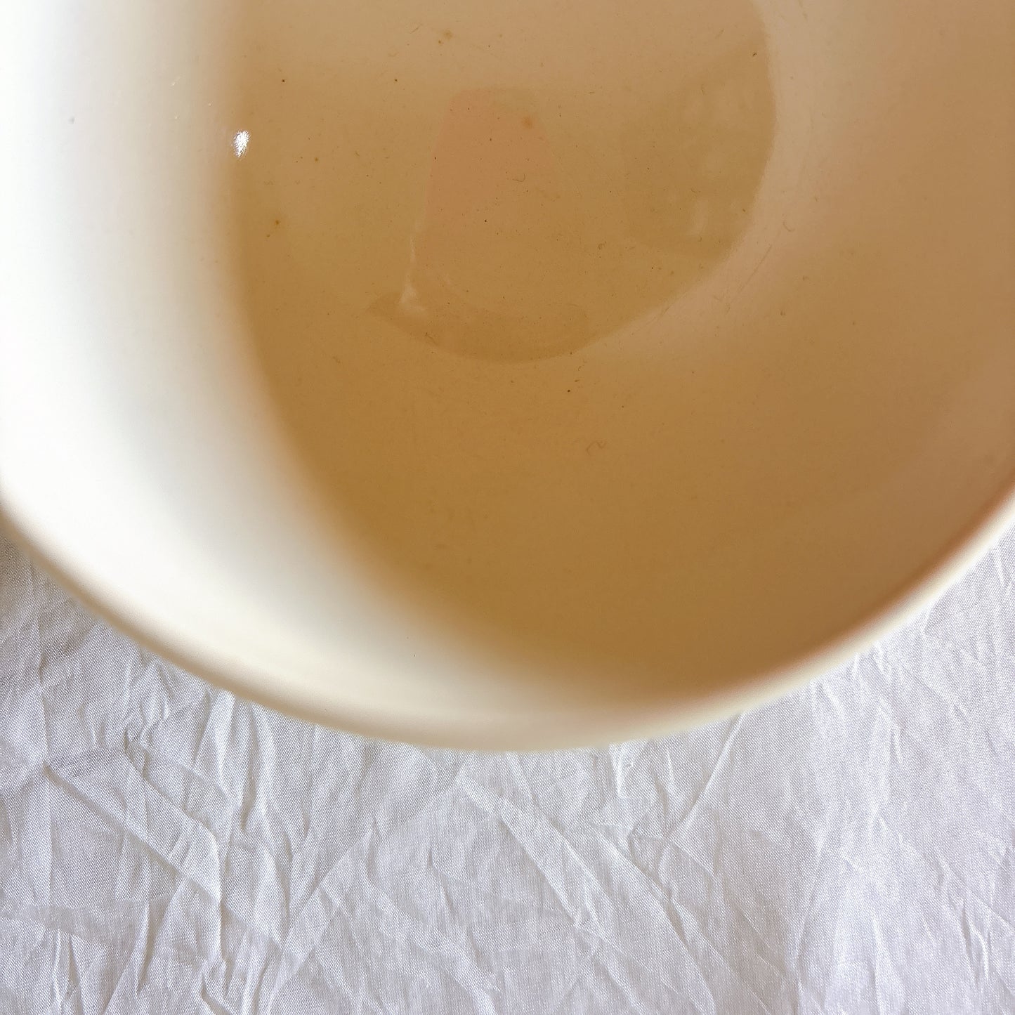 バスク柄 カフェオレボウル「赤×青」 フランスアンティーク食器 ブロカント