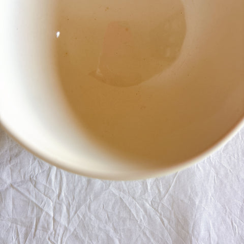 バスク柄 カフェオレボウル「赤×青」 フランスアンティーク食器 ブロカント