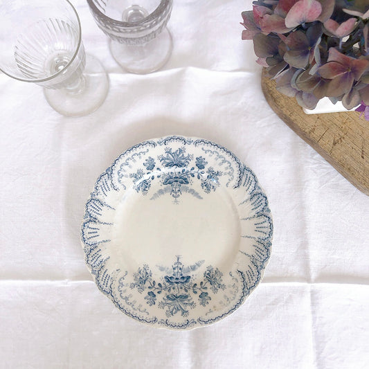 サンタマンアマージュREGENCE(レジャンス) デザートプレート B フランスアンティーク食器 ブロカント 蚤の市